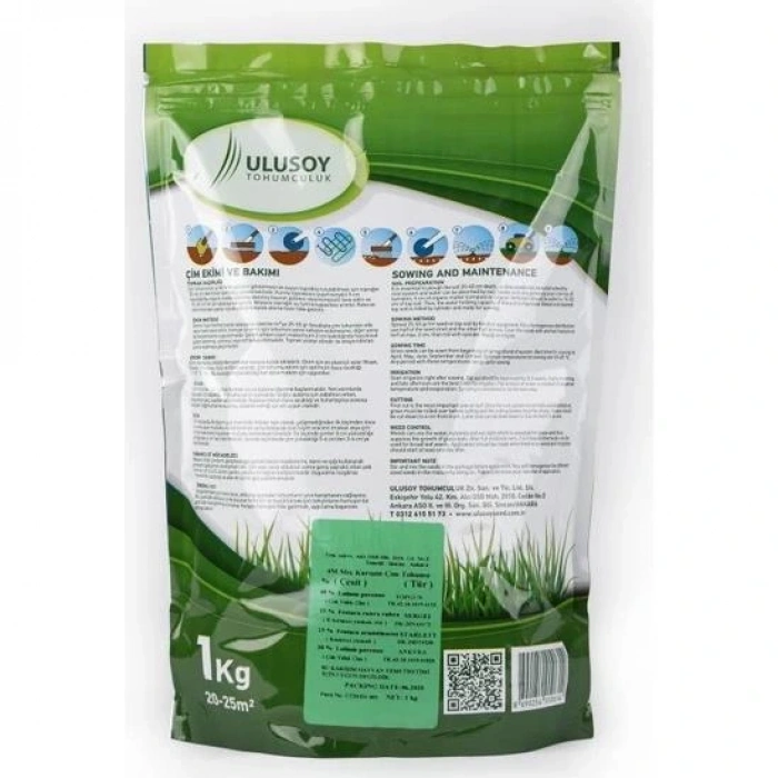Ulusoy4M Mix Çim Tohumu Karışımı 1Kg