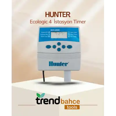 Hunter Eco Logic 4 İstasyon Timer