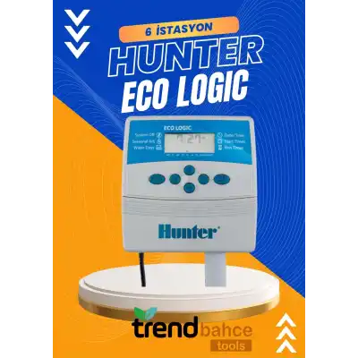 Hunter Eco Logic 6 İstasyon Timer