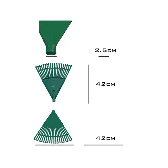 PLASTİK YEŞİL BAHÇE TIRMIĞI (2Lİ SET)