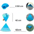PLASTİK MAVİ BAHÇE TIRMIĞI (2 ADET)