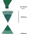PLASTİK YEŞİL BAHÇE TIRMIĞI (3LÜ SET)