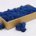 Reindeer moss mavi-sarı 2li set şoklanmış norveç yosunu