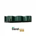 Trendbahce Çim Çakıl Tutucu Izgara 1 m2