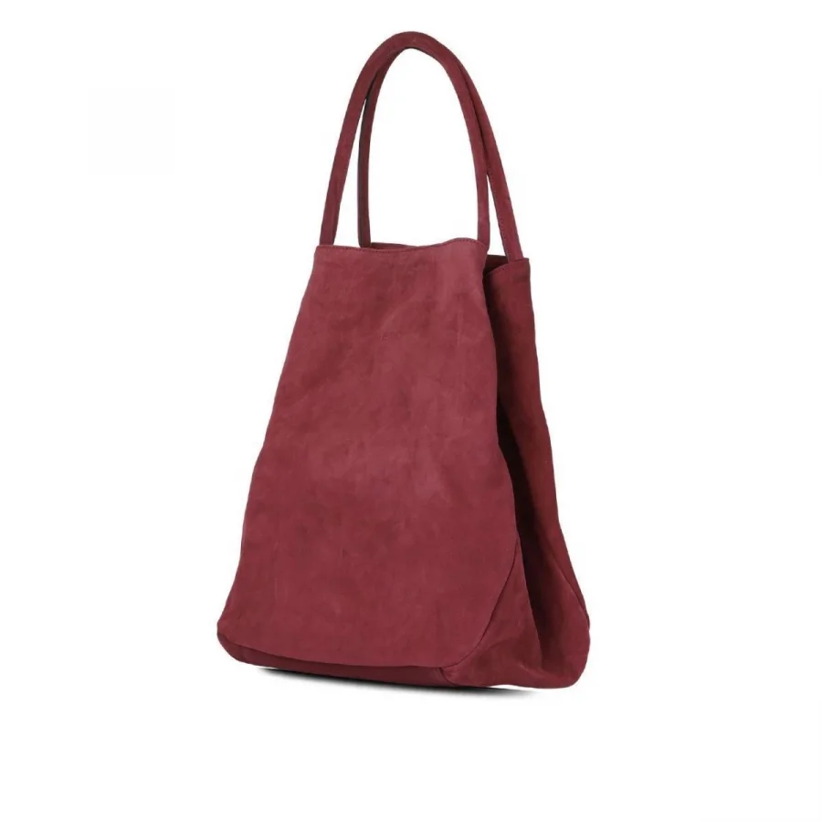 Shoes Bordo Süet Kadın Omuz Çantası 01wb0014