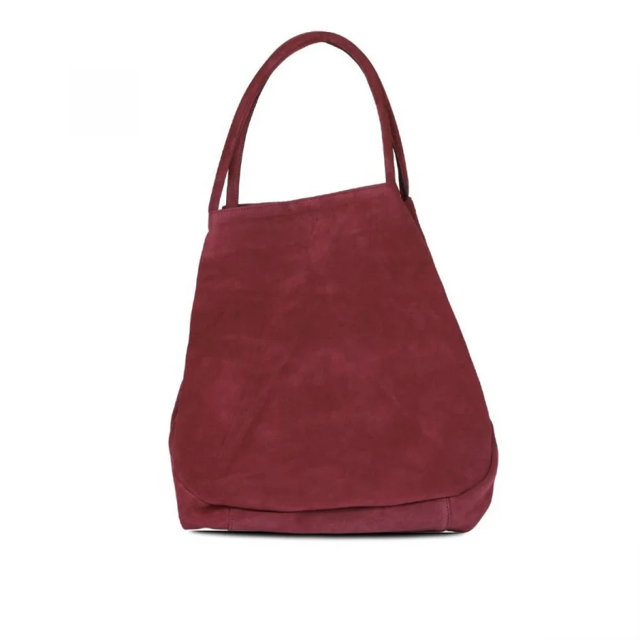 Shoes Bordo Süet Kadın Omuz Çantası 01wb0014