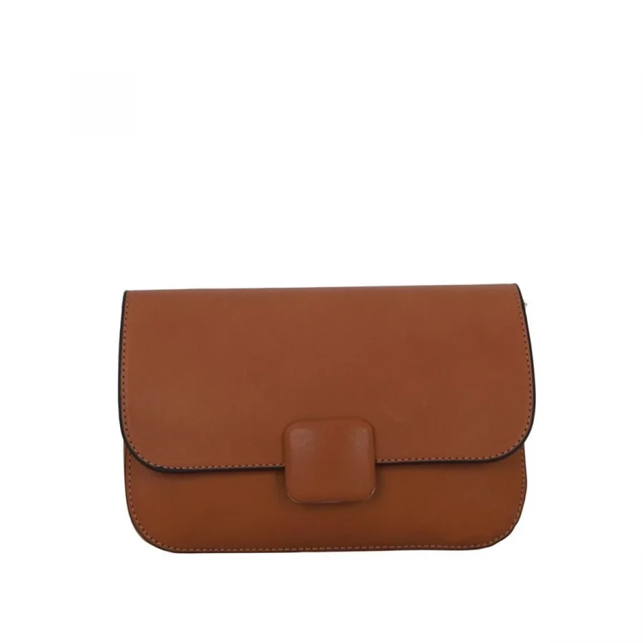 Taba Koyu Deri Kadın Çapraz Çanta 01wbe2617