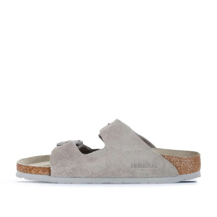 Açık Gri Bırkenstock Arizona Unisex Terlik