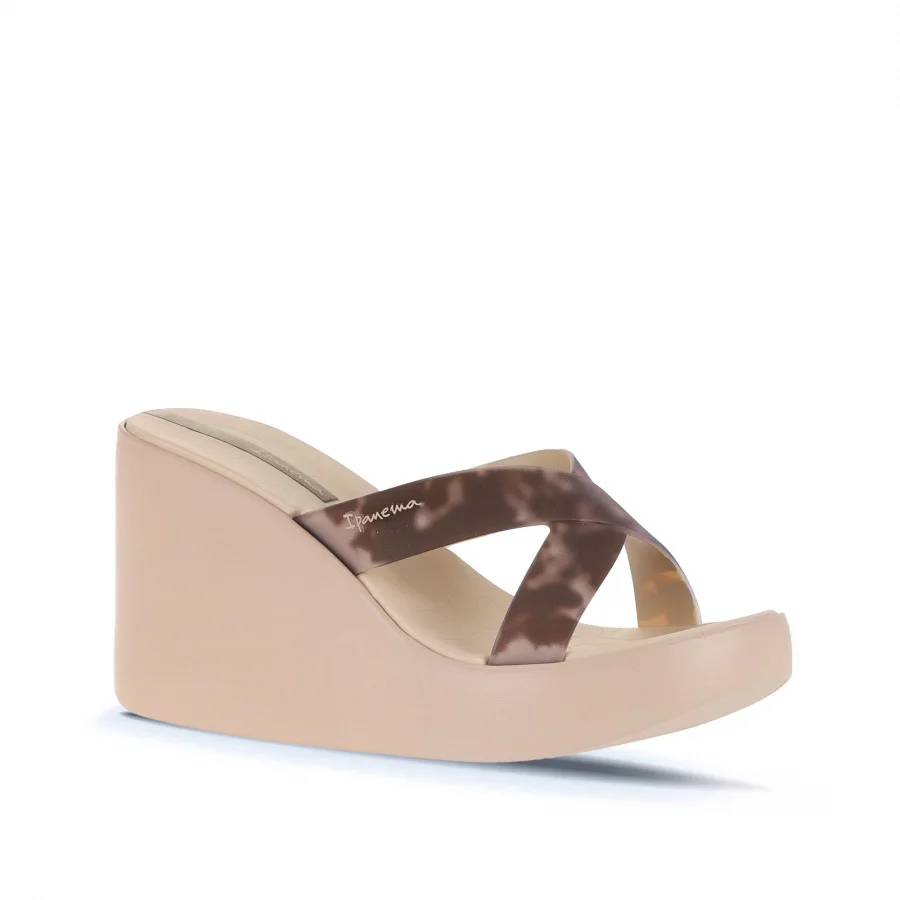 Bej Ip Ipanema High Fashion Slide Kadın