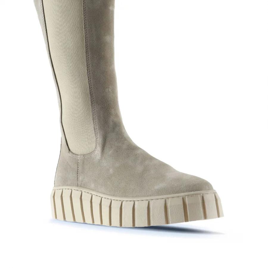 Bej Süet Kadın Spor Çizme