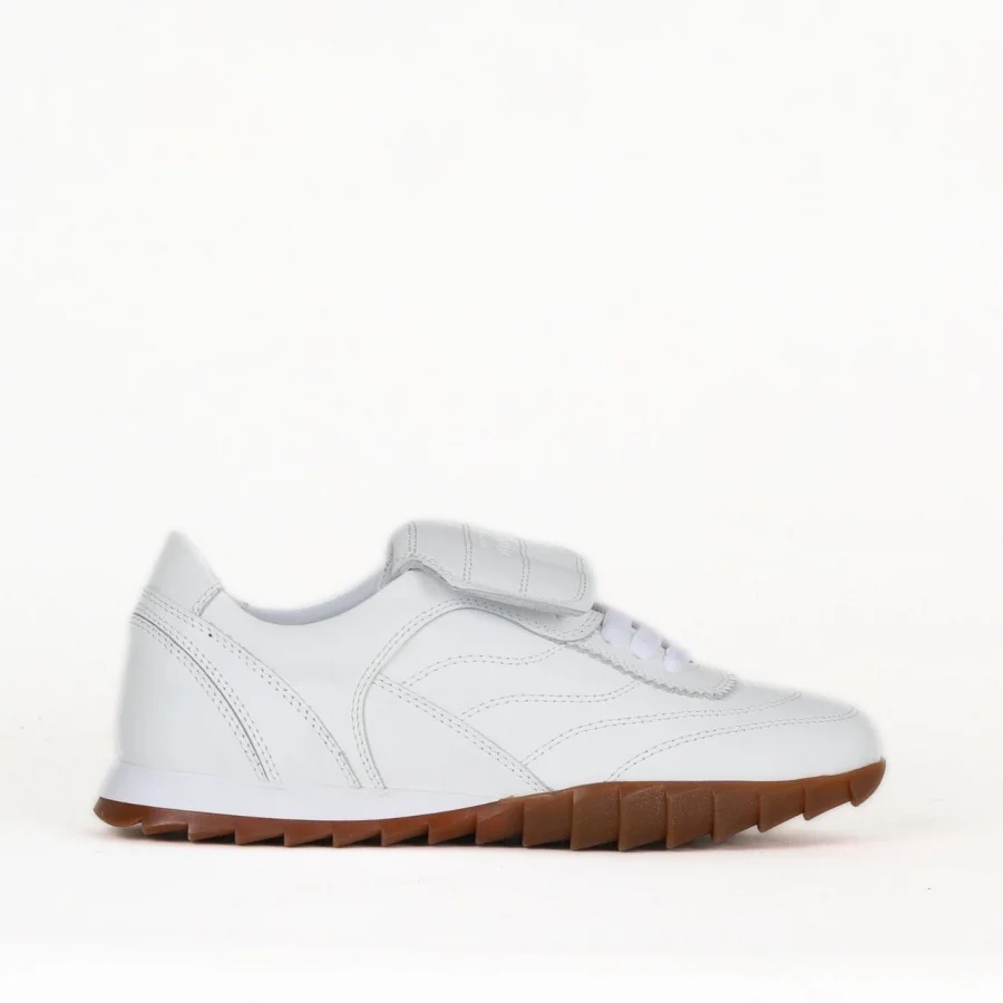 Beyaz Deri Kadın Sneakers