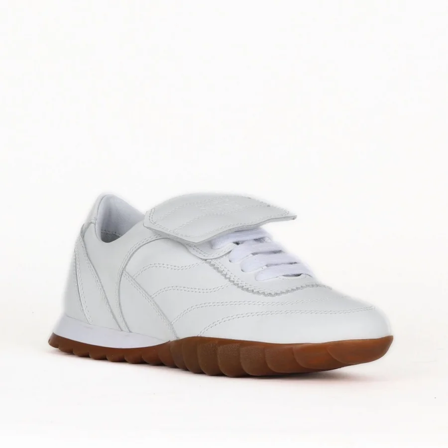 Beyaz Deri Kadın Sneakers