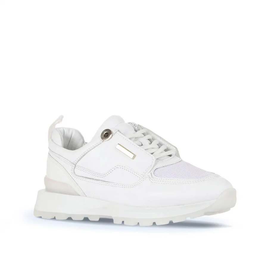 Beyaz Deri Kadın Sneakers