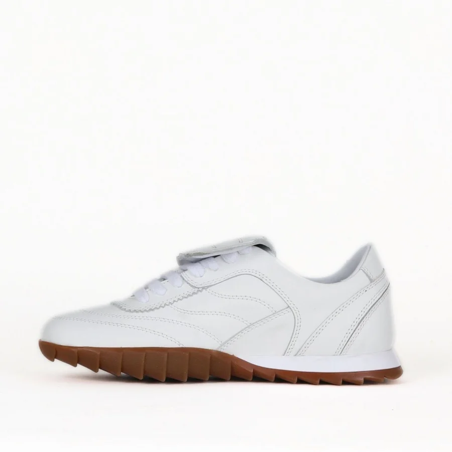 Beyaz Deri Kadın Sneakers