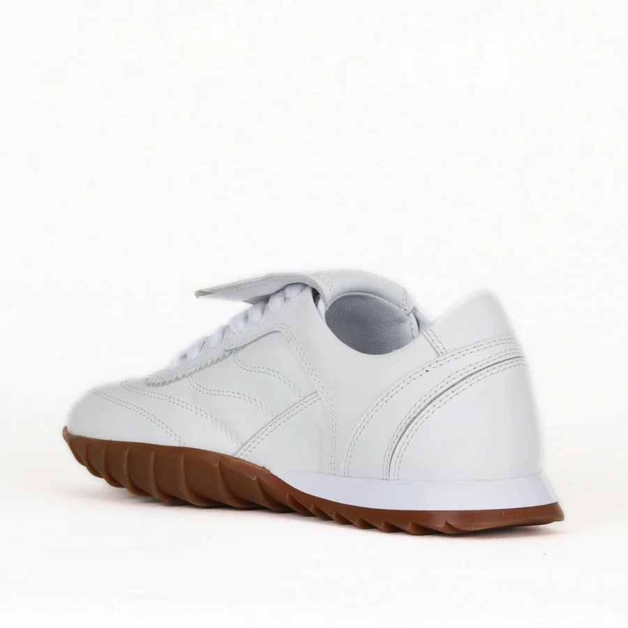 Beyaz Deri Kadın Sneakers