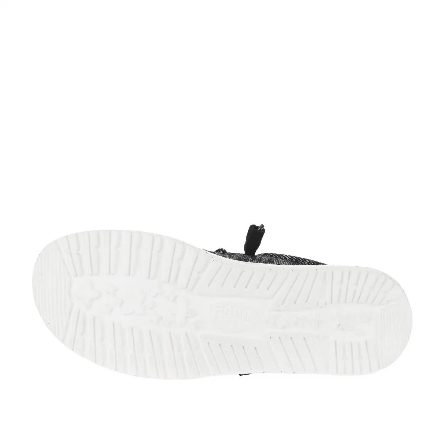 BLACK WHITE HD Hey Dude Wally Sox Erkek Ayakkabı