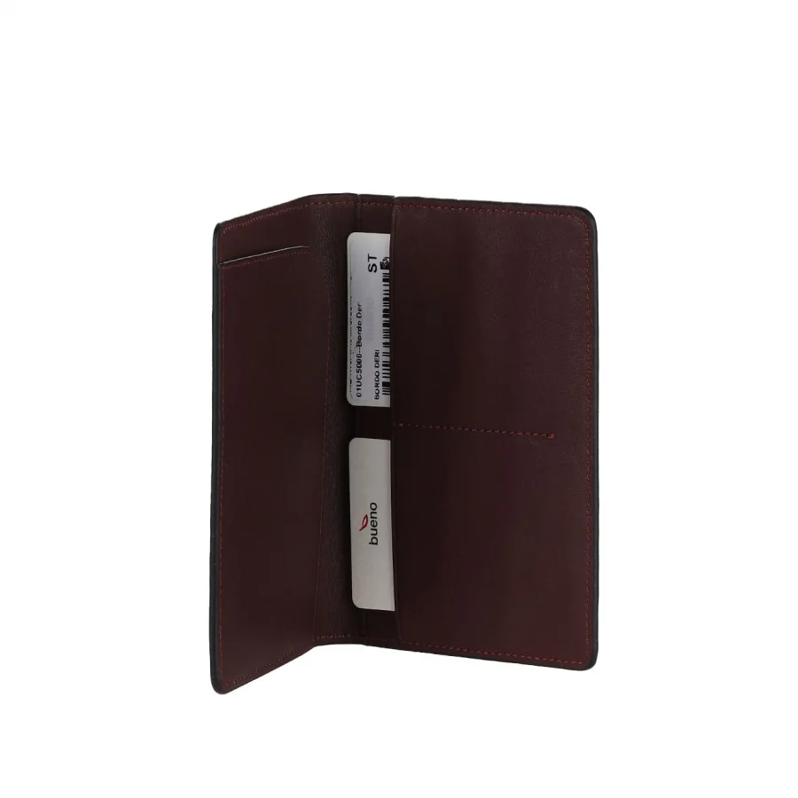 Bordo Deri Unisex Kartlık