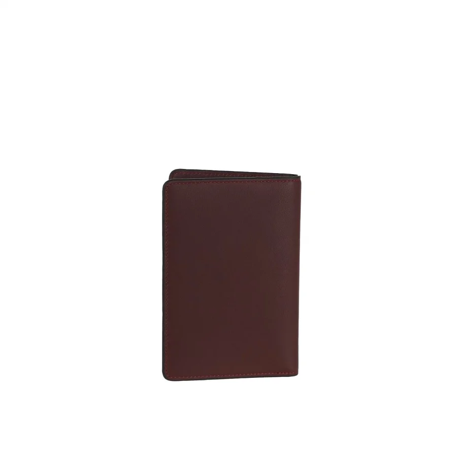 Bordo Deri Unisex Kartlık