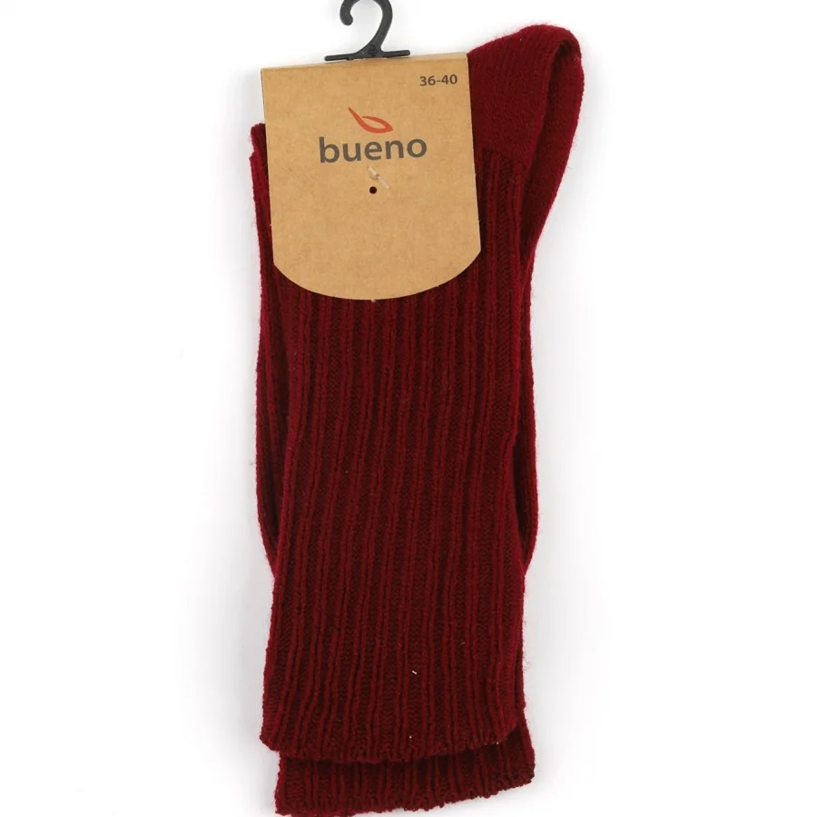 Bordo Yün Çorap