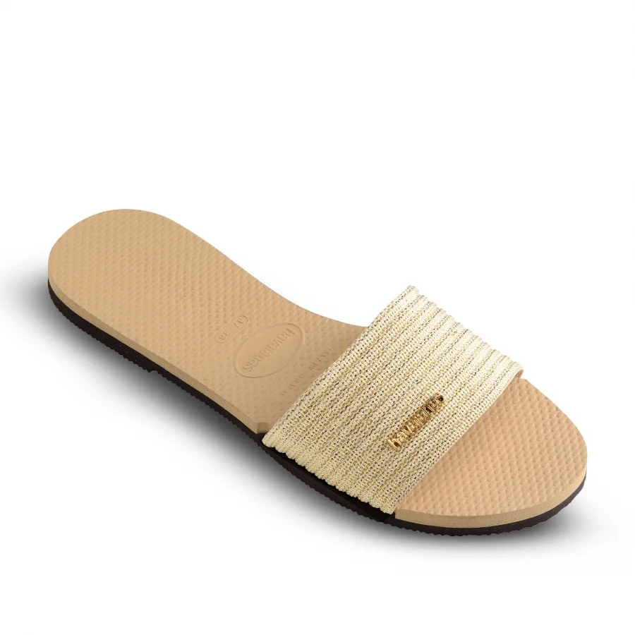 Dore Havaianas Havaianas Kadın Düz Metal Logolu Terlik