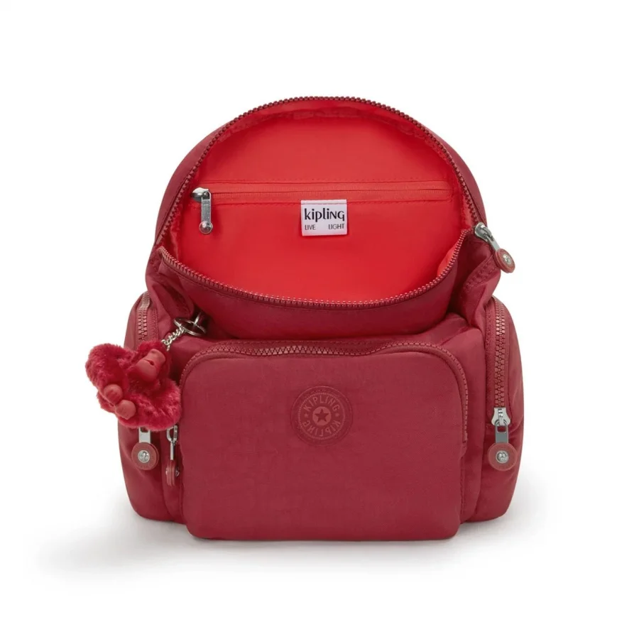Funky Red City Zip Mini Sırt Çantası