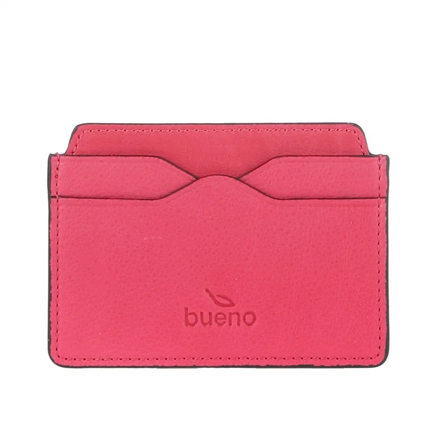 Fuşya Koyu Deri Unisex Kartlık