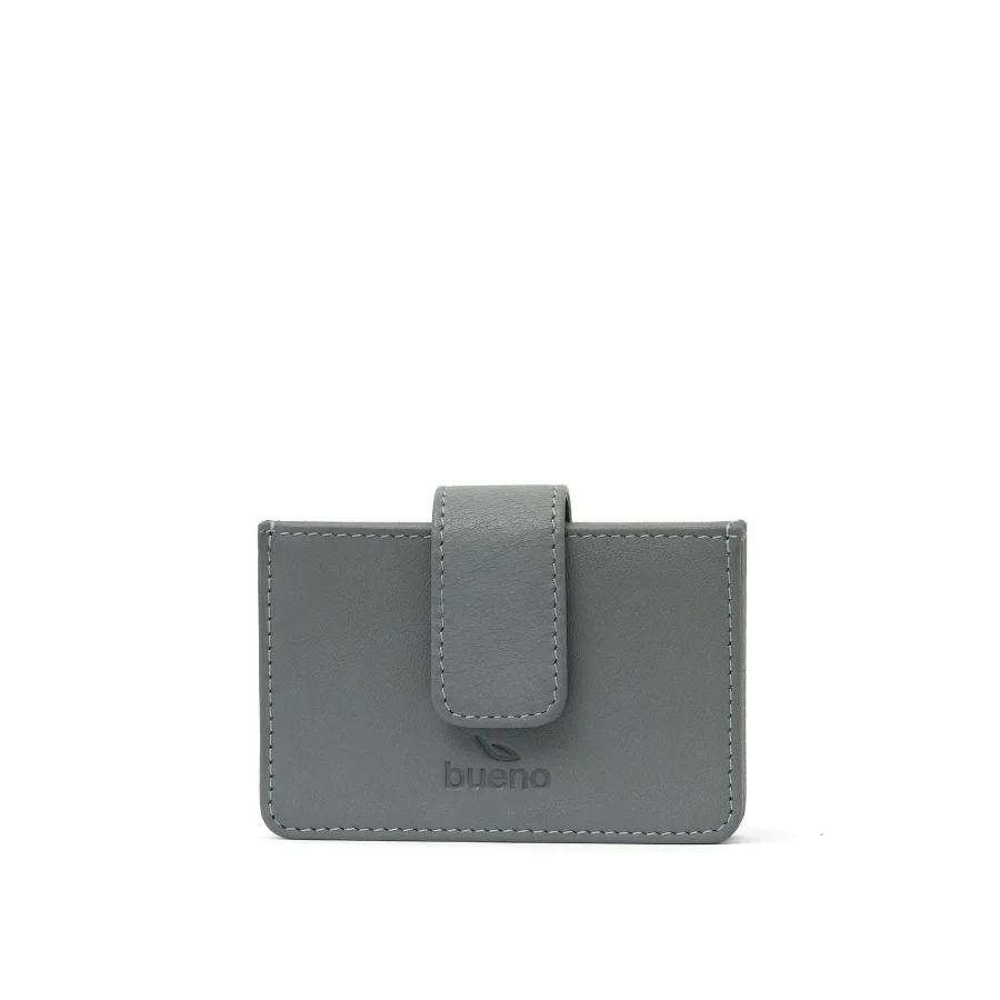 Gri Açık Deri Unisex Kartlık