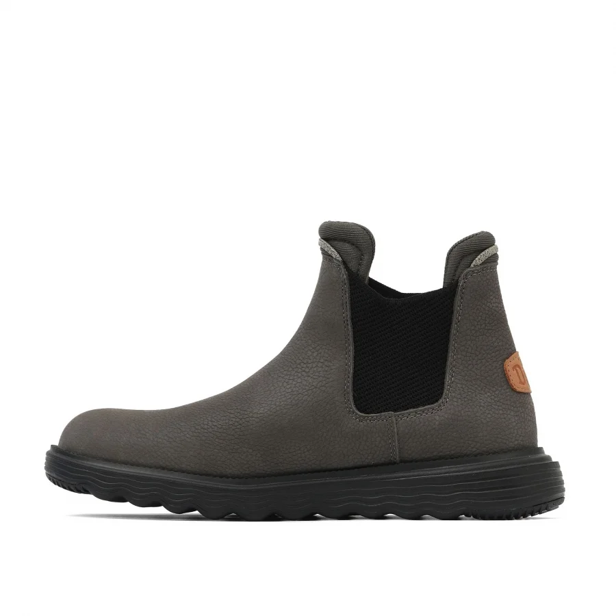 Gri Deri Hey Dude Branson Boot Craft Erkek Ayakkabı