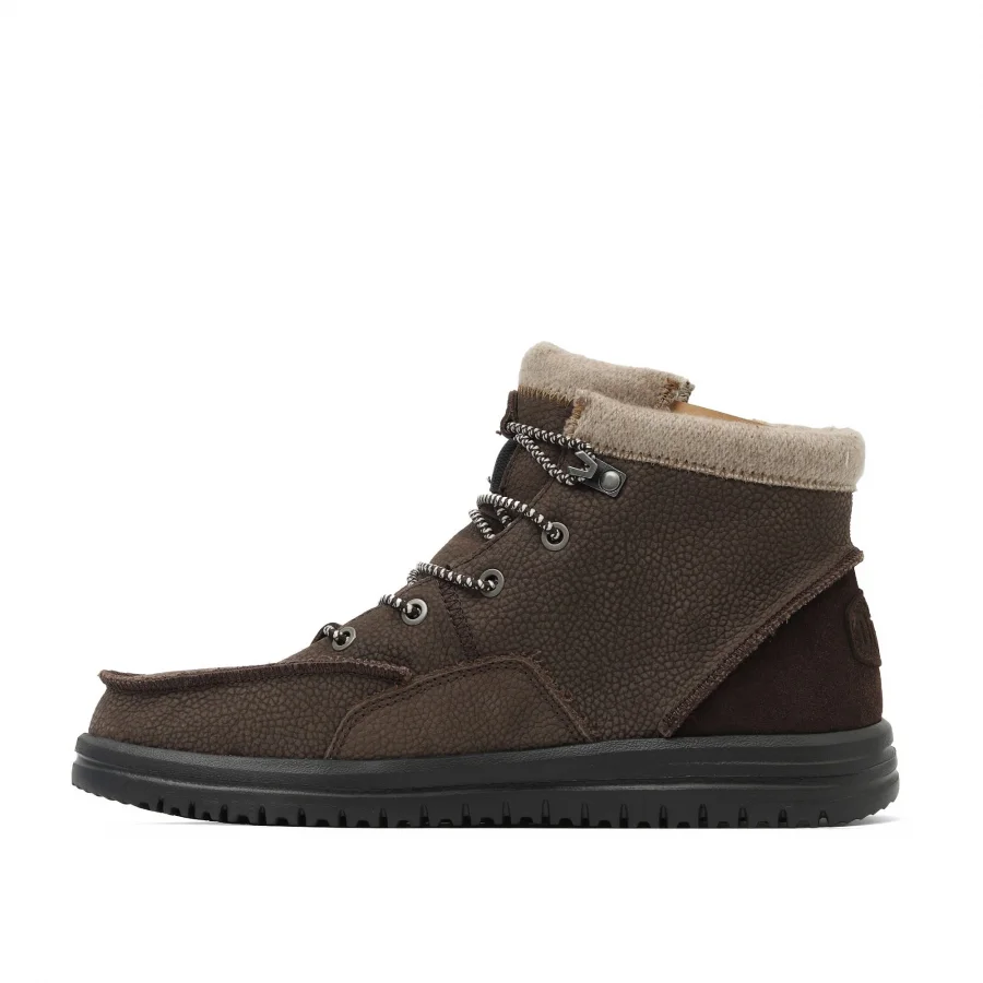 Kahverengi Deri Hey Dude Bradley Boot Erkek Ayakkabı