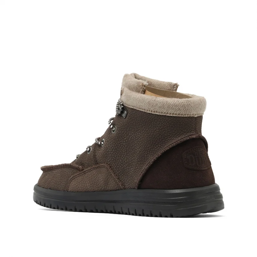 Kahverengi Deri Hey Dude Bradley Boot Erkek Ayakkabı