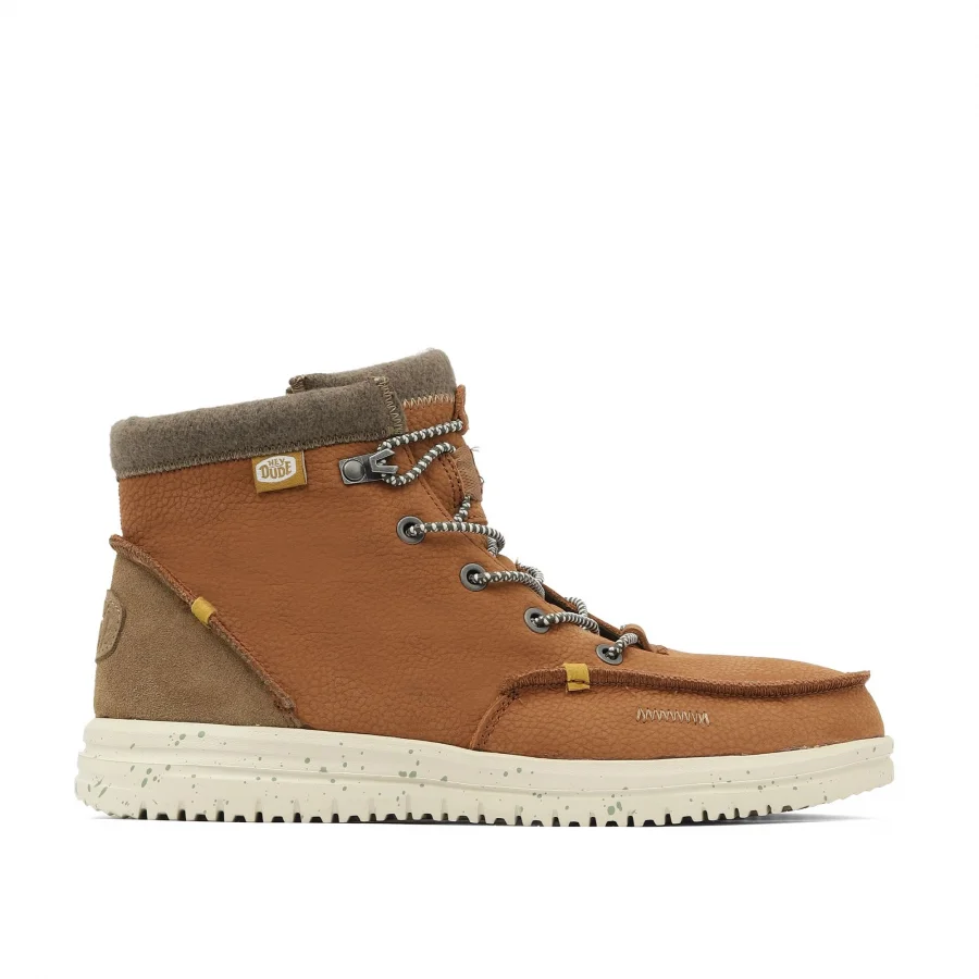 Konyak Deri Hey Dude Bradley Boot Erkek Ayakkabı