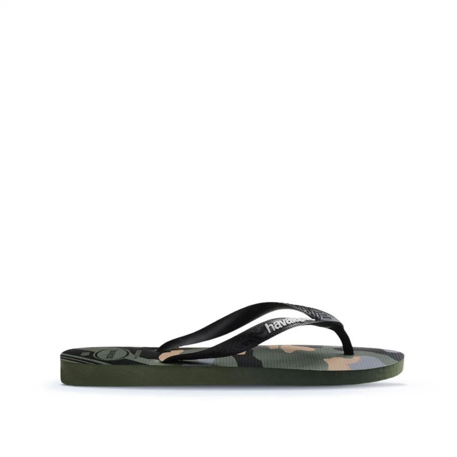 Koyu Yeşil Havaianas HAVAIANAS TOP CAMU GREEN OLIVE/BLACK