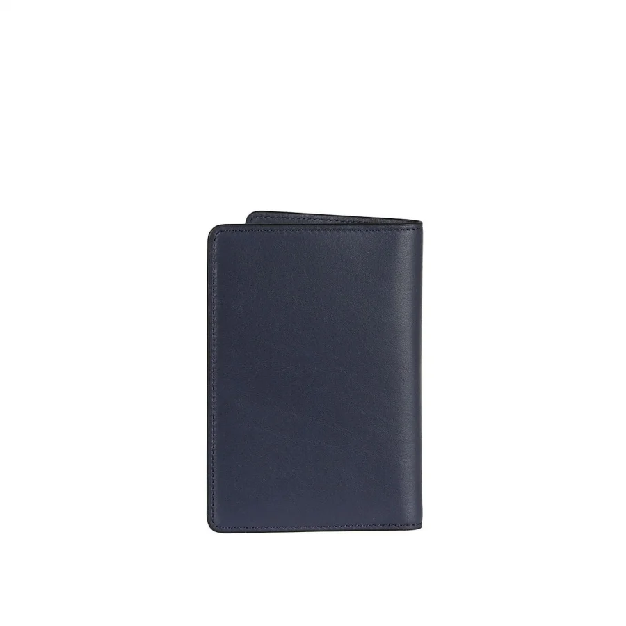 Lacivert Deri Unisex Kartlık