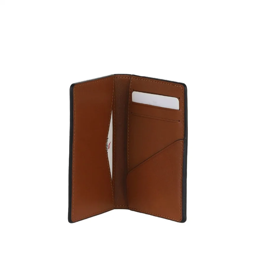 Lacivert Taba Deri Unisex Kartlık