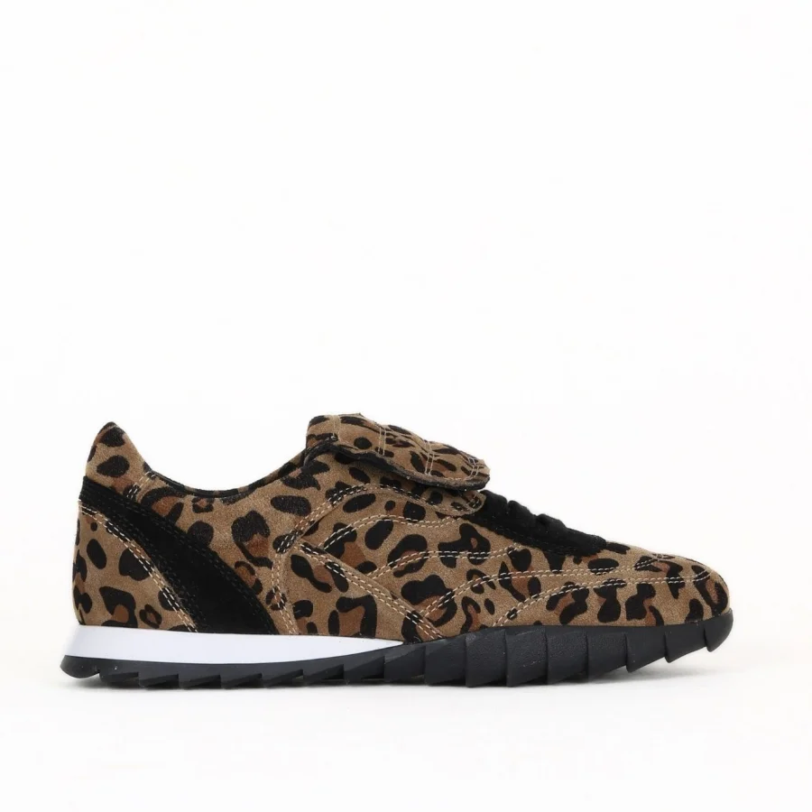 Leopar Süet Kadın Sneakers