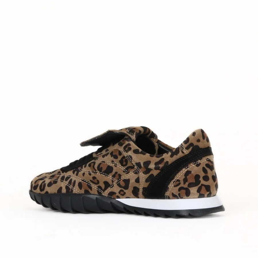Leopar Süet Kadın Sneakers