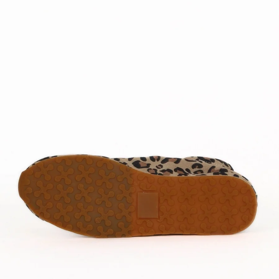 Leopar Süet Kadın Spor Ayakkabı