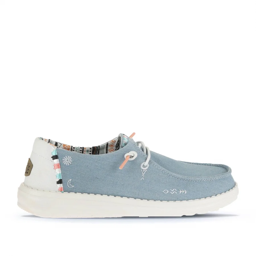 LIGHT DENIM HD Hey Dude Wally Coastline Kadın Ayakkabı