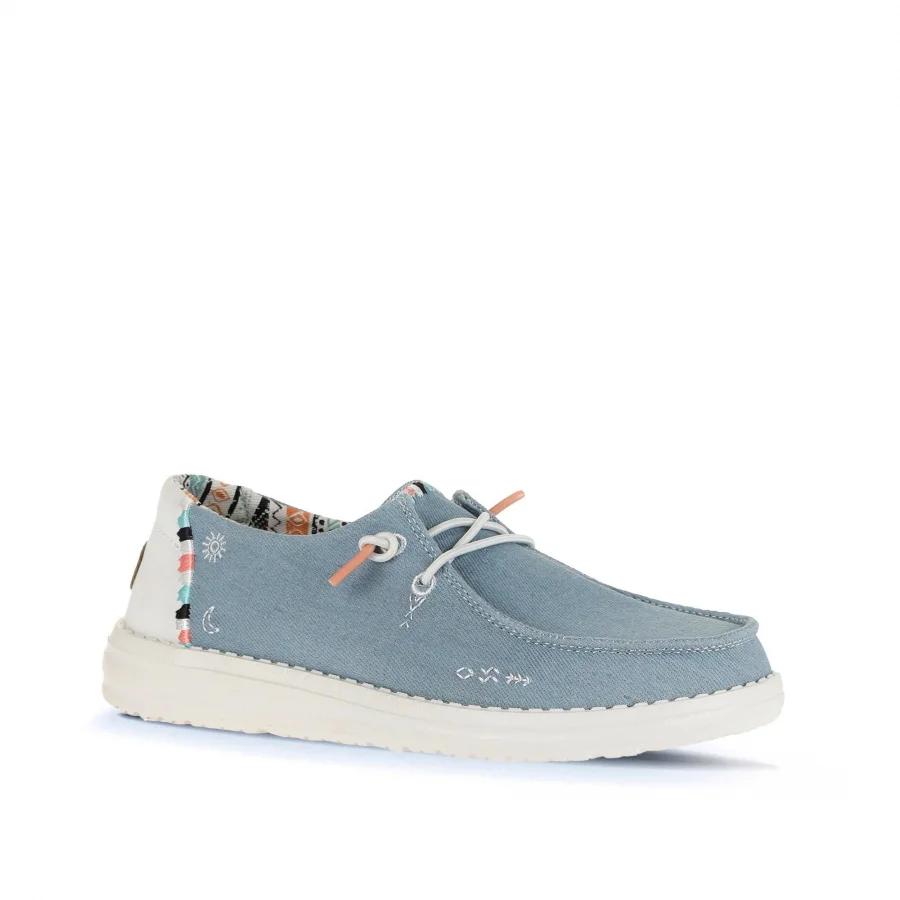LIGHT DENIM HD Hey Dude Wally Coastline Kadın Ayakkabı
