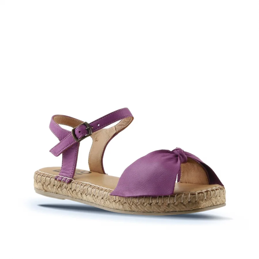 Lila Deri Kadın Espadril Sandalet