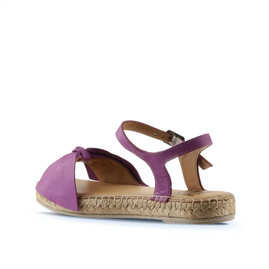 Lila Deri Kadın Espadril Sandalet