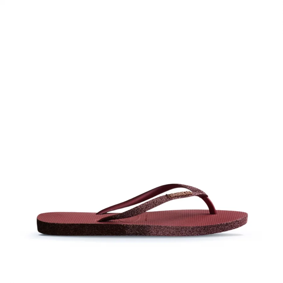 Pembe Altın Havaianas Havaianas Metal Logolu Kadın Terlik