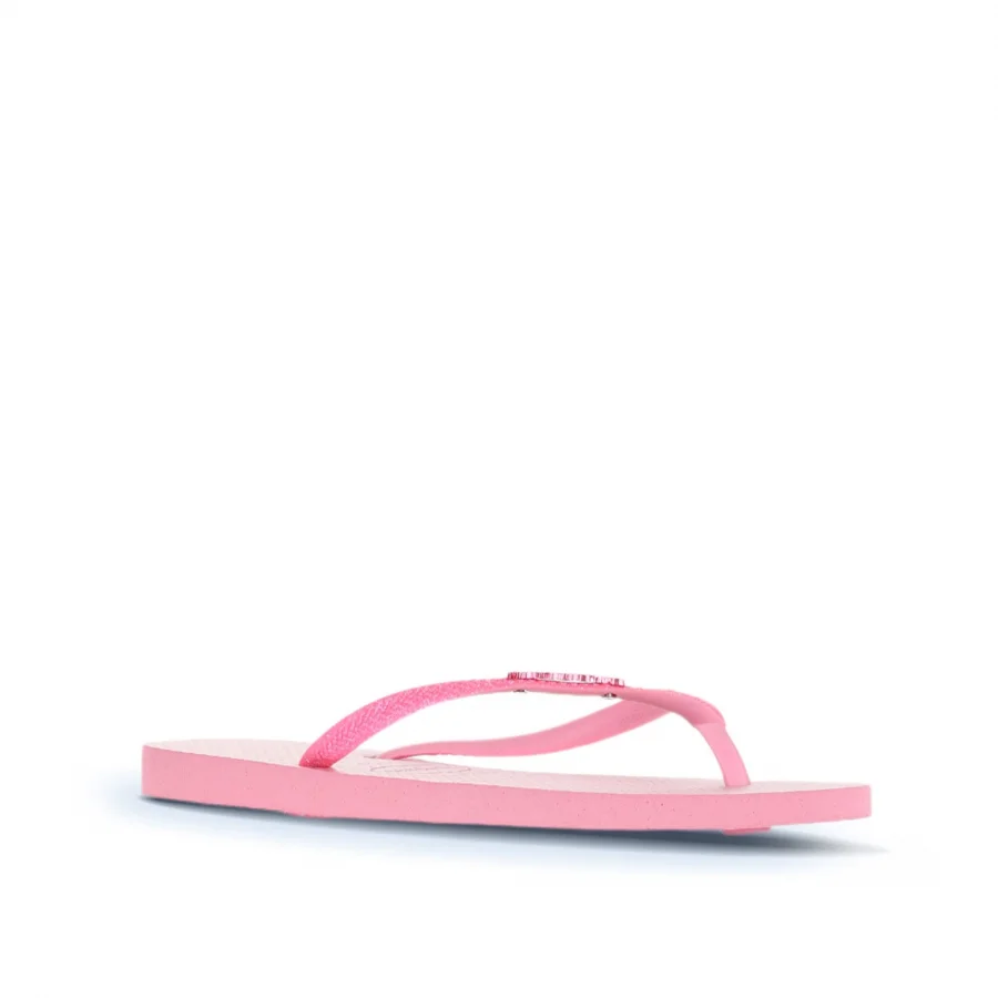Pembe Altın Havaianas Havaianas Metal Logolu Kadın Terlik