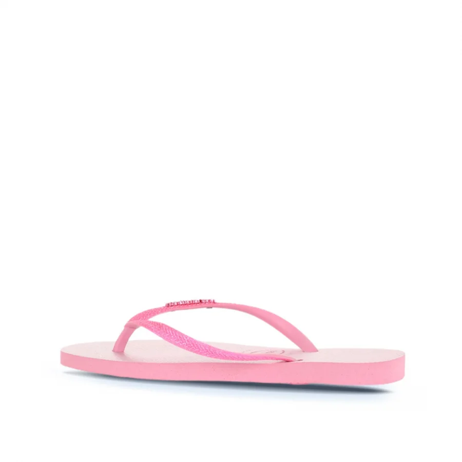 Pembe Altın Havaianas Havaianas Metal Logolu Kadın Terlik