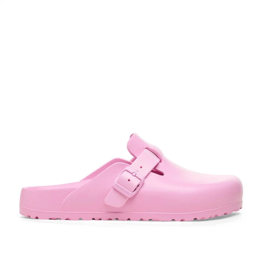 Pembe Bırkenstock Boston Braided Bayan Terlik