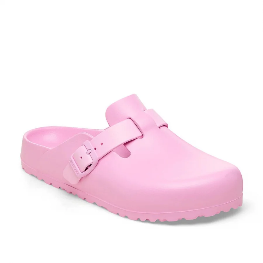 Pembe Bırkenstock Boston Braided Bayan Terlik