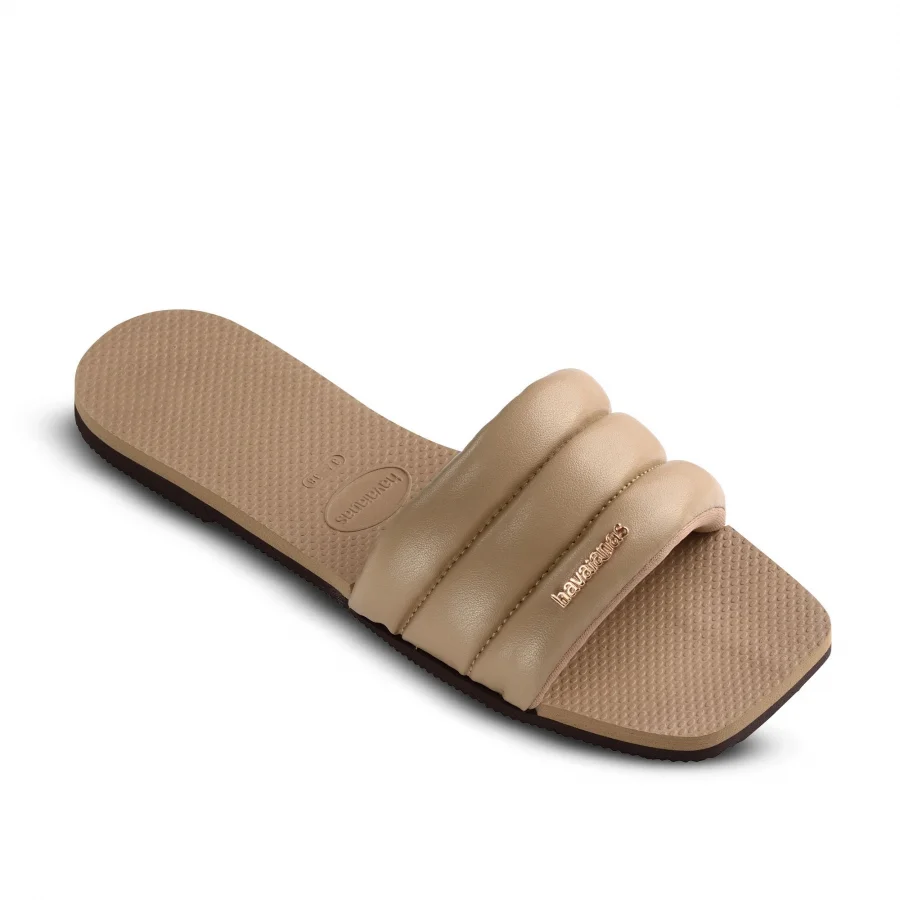 Pembe Havaianas Havaianas Kadın Düz Metal Logolu Terlik