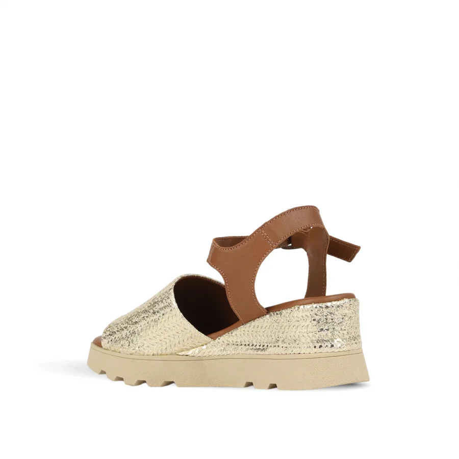 PLH.GLD-SCT.NWT-PEL.NWT-SL.BSO Kadın Dolgu Topuklu Sandalet