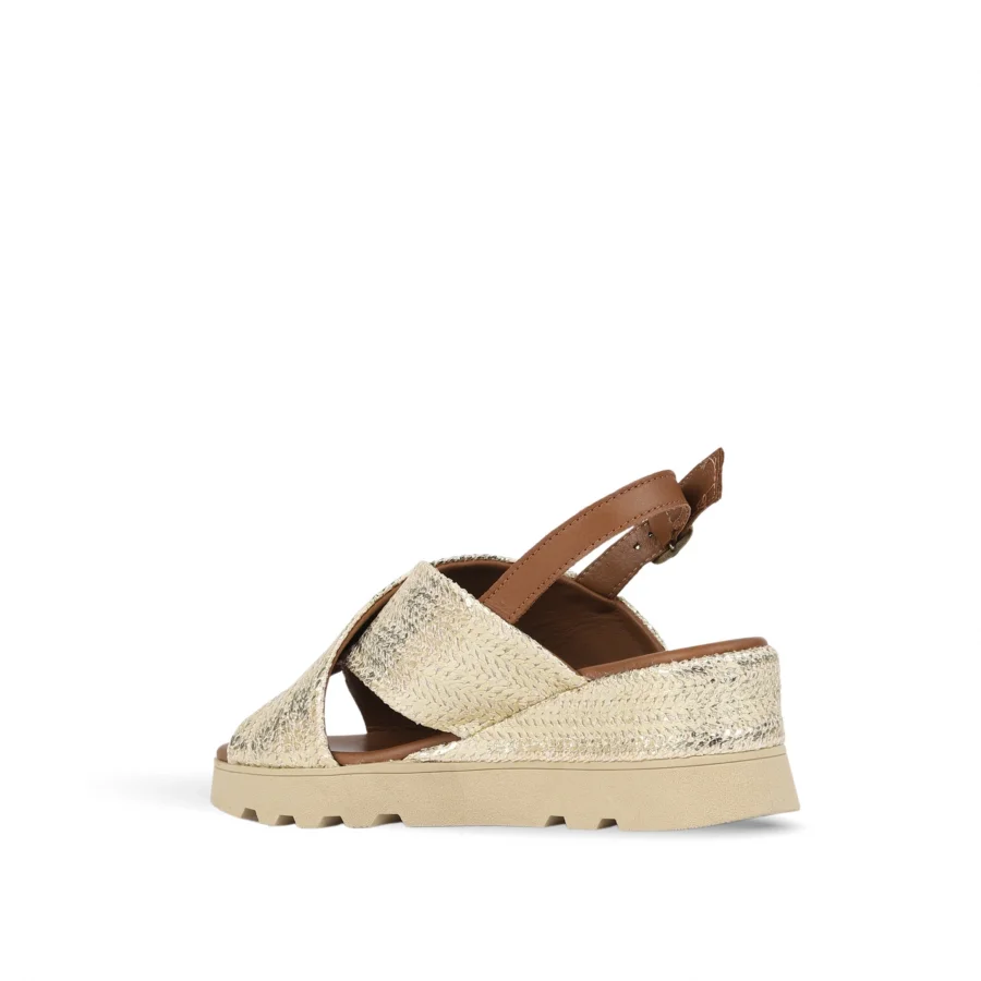 PLH.GLD-SCT.NWT-PEL.NWT-SL.BSO Kadın Dolgu Topuklu Sandalet