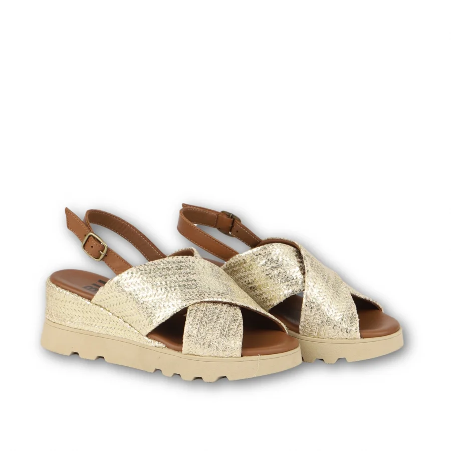 PLH.GLD-SCT.NWT-PEL.NWT-SL.BSO Kadın Dolgu Topuklu Sandalet